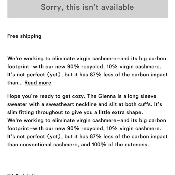 Reformation Brown/Cocoa Glenna Cashmere Sweater Size M | Luxury Quiet Elegance! - Picture 11 of 11